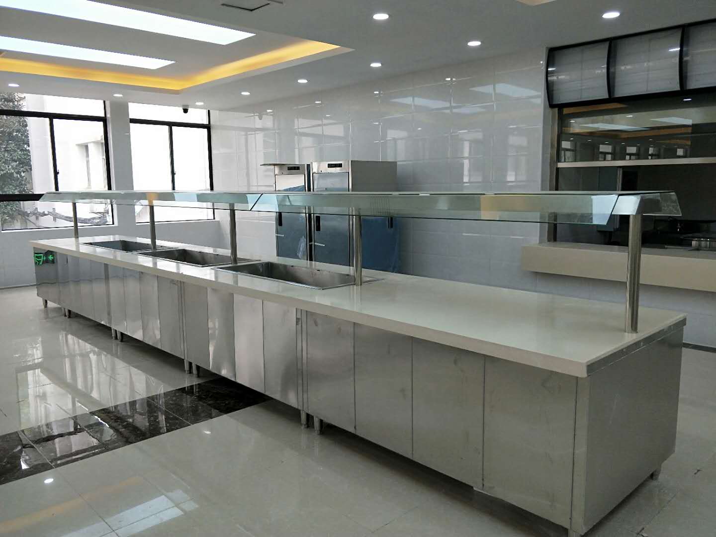 武漢鐵路局機關食堂廚具工程竣工